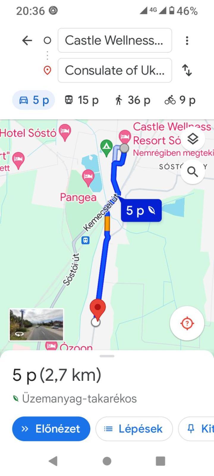 Castle Wellness Resort Sosto Nyíregyháza Dış mekan fotoğraf